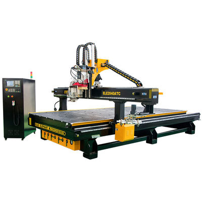 qualidade  Furniture CE Certificate 2040 CNC Router Engraving Machine with Drilling Head Make Wood Parts for Furniture fábrica