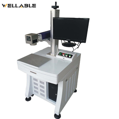 Wellable Desktop Hot Selling Automated Loading Desktop Laser Engraving Machine Marker 20w Fiber Laser Marking Machine For Metal